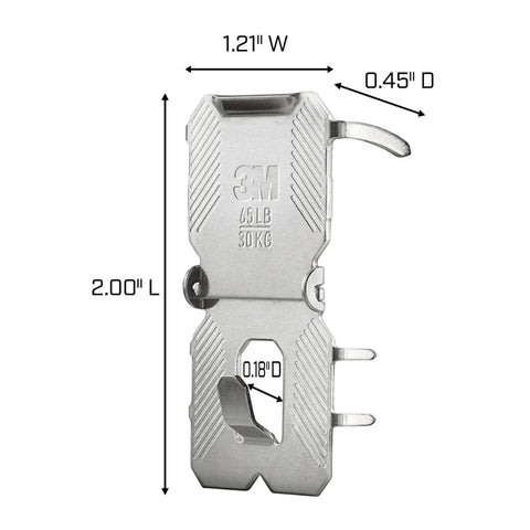 Claw 65 Lb Drywall Picture Hangers With Spot Markers No Studs Needed 3 Pack Heavy Duty Hangers dimensions