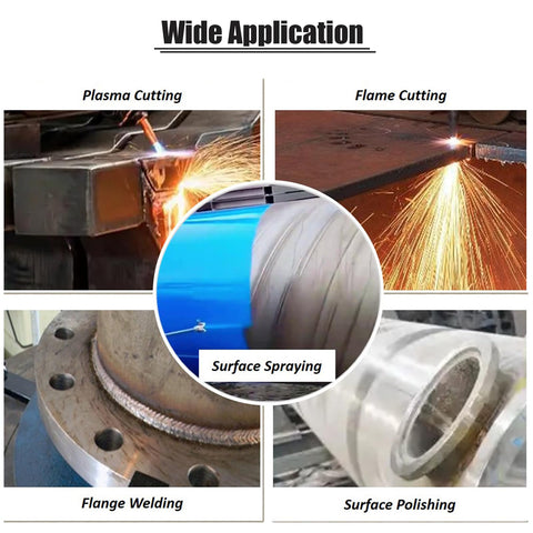 Wide application of Honest Workhorse Heavy Duty Welding Positioner for plasma cutting, flame cutting, flange welding, surface spraying.