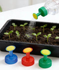 Using Three Pack Bottle Cap Sprinkler Nozzles For DIY Irrigation, Easy Connect Universal Thread Fit For Indoor Plants, gentle spray