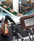 Heavy Duty Date Inkjet Coder And Industrial Printer Prints Crisp Batch Codes On Cartons Plastics Metals And Packaging Works Like A Dream On Production Lines With Zero Drama Setup displayed on a conveyor setup.