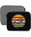 Front and back view of Scuba Inspired 14 Inch Laptop Sleeve And Protective Carry Case For Notebooks. Features diving graphic design.