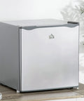 Sleek Compact Countertop Mini Freezer With Removable Shelves And Cool Gray Housing Perfect For Dorms And Apartments A Sick Game Changer keeping meat frozen.