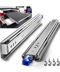 Heavy Duty Drawer Slides 120KG Capacity Full Extension Cabinet Hardware steel rail for truck bed with screws included.
