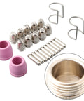 Premium Plasma Cutter Torch Consumables Kit For Cut60 And Lgk60 Machines Fits Ag60 SG55 Wsd60 Torches 10 nozzles and electrodes