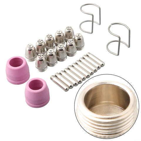 Premium Plasma Cutter Torch Consumables Kit For Cut60 And Lgk60 Machines Fits Ag60 SG55 Wsd60 Torches 10 nozzles and electrodes