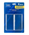 Heavy Duty Wall Bumpers Large 4 Pack Noise Reducing Furniture Pads Scratch Proof Corner Guards on packaging.