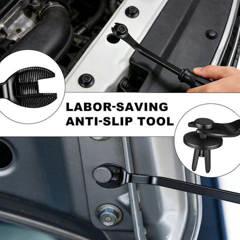 5 Piece Car Trim Removal Tool Kit With Auto Clip Pry Tools For Door Panels Dashboard Fasteners And Push Pins Easy To Use