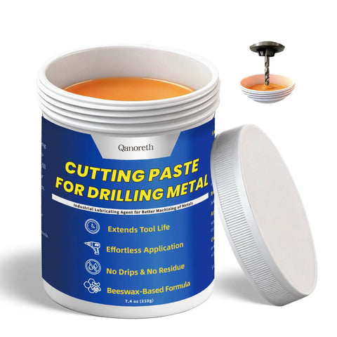 Beeswax Cutting Paste For Drilling Metal No-Drip Wax Quick Cutting Oil Alternative For Drilling Tapping Sawing And Milling