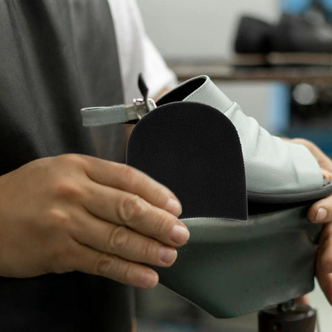 Non Slip Rubber Heel Pads For Shoes Anti Slip Cushion Shoe Sole Repair Cushion Boots And Sneakers Footwear Protection applied to heel