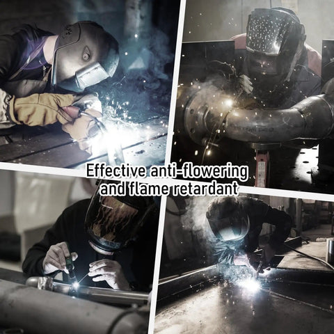 Reversible Welding Cap For Men And Women Flame Resistant Washable Cotton Welding Hat For Head Protection While Welding