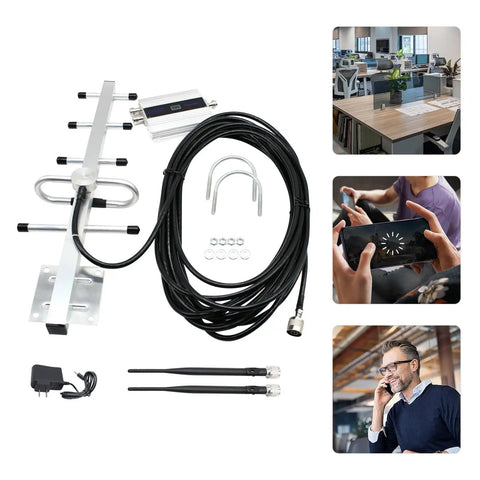 Boost Your Mobile Signal Quick With This Gsm 900Mhz Phone Repeater That Kills Dead Zones And Blankets Up To Two Thousand One Hundred Fifty Square Feet With Rock Solid Reception For Smooth Calls And Zero Lag Streaming At Home Or Office