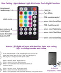 Remote control for 3 In 1 APP Controlled Fiber Optic Lights Kit For Cars With Dope Headliner Starry Sky And Shooting Star Effects