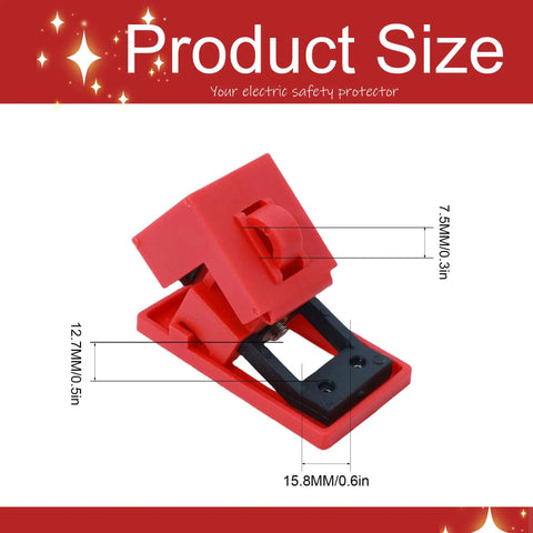 12 Pack Circuit Breaker Lockout Kit Clamp On For Single Pole Panels Fits 20 To 50 Amp Breakers 120 To 277 Volt Lockout Device