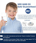 Child holding a glass of clean water, showcasing the safety of Fridge Water Filter Replacement for Samsung DA29-00020B 4 Pack NSF