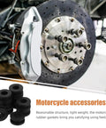 10 Pack Rubber Grommets Kit For Motorcycles, Easy Install Gasket Set For Fairings And Replacement Parts, Lightweight Durable Rubber Grommet Fittings And Caps, Slick Look And Stable Seals For A Custom Vibe on motorcycle brake rotor