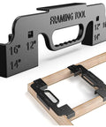 Heavy Duty 3 In 1 Multi Angle Framer With 16 Inch On Center Layout Gauge forged from solid cast aluminum for fast wall layouts.
