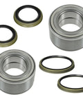 Front Wheel Bearing Pair NT517011 For Toyota Sequoia 4Runner Tundra Tacoma 4WD And Pre Runner With 4 Seals Inner And Outer Seals Includes Two Bearings Heavy Duty Replacement 1 Year Or 12,000 Miles Warranty