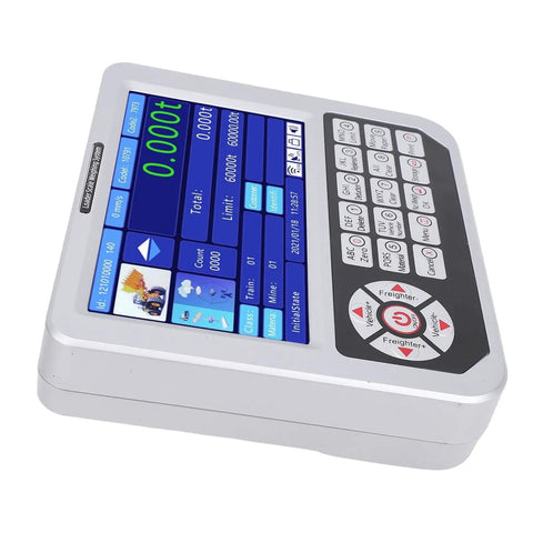 Heavy Duty Electronic Loader Scale With Rock Solid Housing And Dead On Readings Digital Forklift Weighing Monitor side view with large display