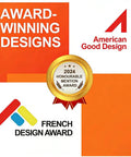 Award-winning designs with American Good Design and French Design Award 2024 Honourable Mention