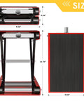 Heavy Duty 1100 Lb Motorcycle Lift Jack With Adjustable Height From 3.25 To 13.25 Inches Scissor Steel Stand dimensions.