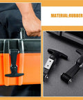 Heavy Duty Rubber Latches Set Of 4 Stainless Steel Buckle Draw Latches Hood Catch cooler lock clasp