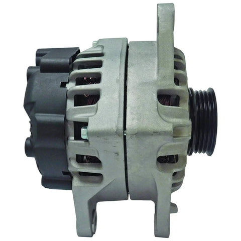 Side view of New 12V 90A PMA Alternator For Hyundai Accent 1.6L 2010 2011 And Kia Rio Rio5 1.6L 2010 2012 Replacement Part