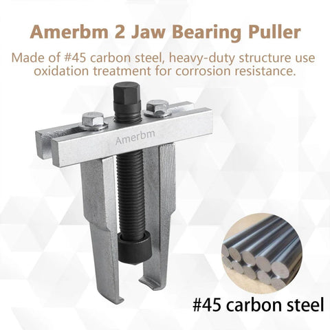 Two Jaw Bearing Puller Remover 30 To 90 Millimeter Adjustable Gear And Bearing Extractor Made of #45 Carbon Steel