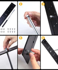Assembly process of 16 Inch Sheet Metal Folding Hemming Tool Heavy Duty Steel Hand Bender With Three Eighths Inch And One Inch Depths