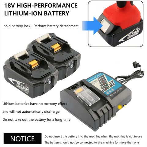 18V high-performance lithium-ion battery packs for Reliable Electric Crimping Tool With 360 Degree Swivel Jaw And Powerful 18 Volt Battery.