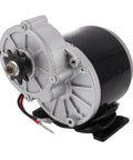 Beefy 12V 500W Gear Reduction Brushed DC Motor With Aluminum Alloy Body And Included Speed Controller for Electric Bikes