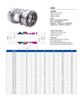 2500 Parallel Spring Seal Kit For Type 250 Mechanical Seals, Pro Grade Industrial Seal Set With 25025 O Rings, Built To Last For Pumps, Compressors, And Mixers, High Performance Sealing Solution For Heavy Duty Equipment, 250 model diagram