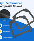 Two Pack High Heat Valve Cover Gasket For Kohler 7000 Series Engines Non Asbestos Durable Flexible Seal Replacement For Lawn Mowers Easy Install And Long Lasting Performance, composite graphite sheet