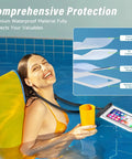 Two Pack IP68 Floating Waterproof Phone Pouch Dry Bag With Adjustable Lanyard For IPhone 17 16 15 Pro Max And Galaxy S24 S23