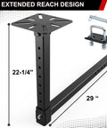 Heavy Duty Hitch Vise Mount Plate For 2 Inch Receivers Adjustable Height Vise Holder Portable Bench Vise Stand with U-bolt lock