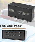 LED Flasher Relay For Turn Signal And Hazard Warning Replacement Fits 2003 2004 2005 2006 2007 GMT800 Vehicles Hummer Chevy Cadillac GMC Replaces 15764135 10383321 LM487 15231201