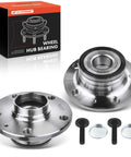 Two Piece Rear Wheel Bearing And Hub Assembly Set For Audi And Volkswagen Vehicles 2005 To 2022 with installation kit