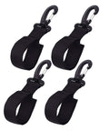 Set Of 4 SUP Paddleboard Paddle Keeper Clips For Inflatable Boats No Drilling Paddle Holder Stainless Steel 304 Clips