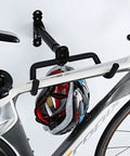 Bike Wall Mount Hanger For Horizontal Indoor Storage That Frees Up Space And Lets You Grab Your Ride Fast, holding a bicycle.