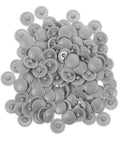 Grey Screw Cover Caps 500 Pack Durable Plastic Thread Protectors For Cabinets Furniture And Construction Easy Installation