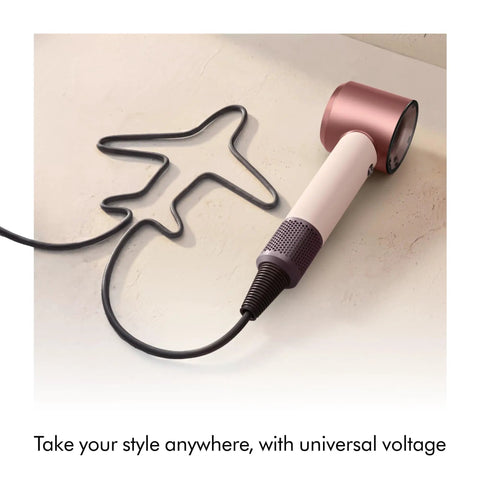 Supersonic Travel Hair Dryer With Universal Voltage For On The Go Styling Ultra Lightweight And Compact Design For Fast Drying Power.