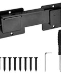 INJOYTEC Gate Latch Lock Heavy Duty Aluminum Alloy Adjustable Door Latch with screws and screwdriver.