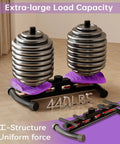 440 Lbs Weight Capacity Waist Twister Machine for Slim Waist and Core with Smart LED Display Performance shown in purple.