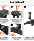 Instruction guide for installing Heavy Duty Wall Mount Tactical Gear Stand Holds Up To 100 Lbs With Solid Wood Frame And Rust Proof Steel.