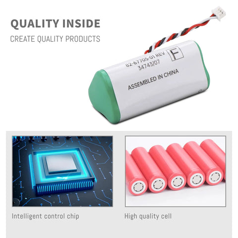 5-Pack Ni-MH Battery Replacement Pack 3.6V 1000mAh For LS4278 LS4278M DS6878 Cordless Bluetooth Laser Barcode Scanner Battery