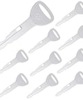 Toyota Forklift Keys 10 Pack 57591-23330-71 575912333071 A62597 Boss Grade Replacement Keys for Toyota Forklifts, OEM-Grade, Precision Cut, Heat Resistant, Corrosion Resistant, Bend Resistant, Durable. 10 silver metal ignition keys