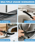 Usage scenarios of 11 Piece V Shaped Grout Cleaning Brush Set With Stiff Bristles Crevice Brushes And Stainless Steel Scraper.