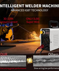 130A Mini Stick Welder 110V Arc Welding Inverter With Hot Start And Anti Stick, ultra lightweight 5 lb welder for beginners