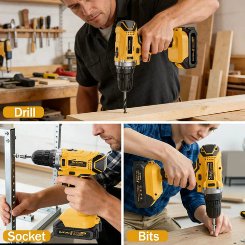 300 Piece Home And Auto Repair Tool Kit With Handy Hand Tools, Precision Screwdrivers, Wire Strippers, Metric Hex Keys And Portable Tool Box For DIYers, Men And Women