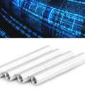 4 Pack Heavy Duty Aluminum Female To Female Threaded Standoff Spacers M4 Thread 38Mm Length on a white background.