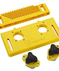 Ultra Handy Woodworking Starter Kit With Featherboard, Mounting Push Block And Magnetic Base Clamp Holder In Bright Yellow